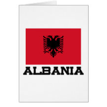 Drapeau de l'Albanie Carte