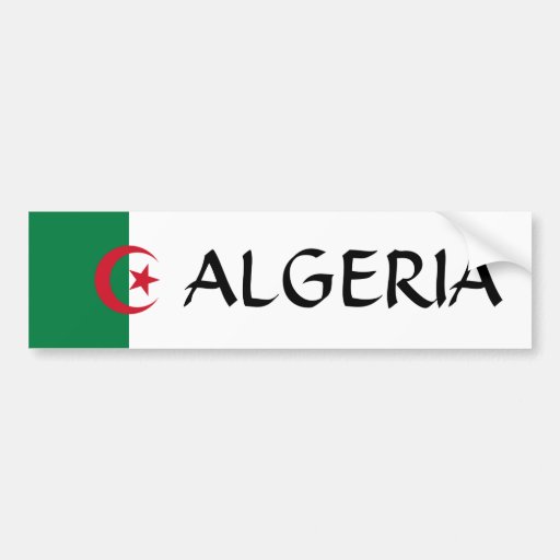 Drapeau de l'Algérie Autocollants Pour Voiture