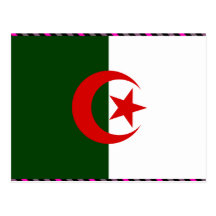 Drapeau de l'Algérie Cartes Postales