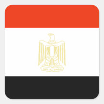 Drapeau de l'Egypte Autocollant