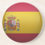Drapeau de l'Espagne. Dessous De Verres