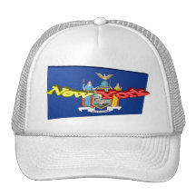 drapeau de l'état de 3D New-York Casquette
