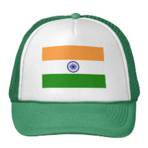 Drapeau de l'Inde Casquettes De Camionneur