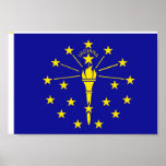 Drapeau de l'Indiana Posters