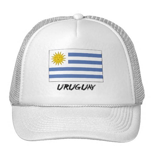 Drapeau de l'Uruguay Casquette De Camionneur