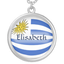Drapeau de l'Uruguay + Collier nommé