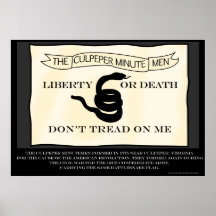 Drapeau de Minutemen de Culpeper Posters