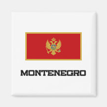 Drapeau de Monténégro Aimants