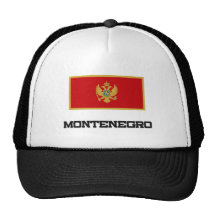 Drapeau de Monténégro Casquettes De Camionneur