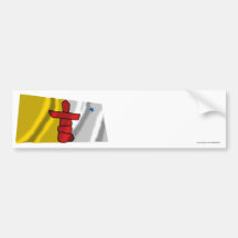 Drapeau de Nunavut, Canada Adhésif Pour Voiture