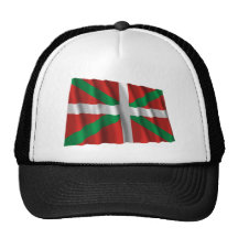 Drapeau de ondulation de País Vasco (Euskadi) Casquettes De Camionneur