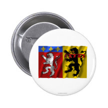 Drapeau de ondulation de Rhône Badge Avec Épingle