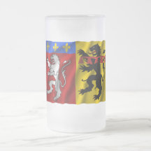 Drapeau de ondulation de Rhône Mug