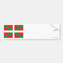 Drapeau de País Vasco (Euskadi) Adhésif Pour Voiture