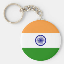 Drapeau de porte - clé de l'Inde Porte-clef