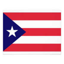 Drapeau de Porto Rico Faire-parts