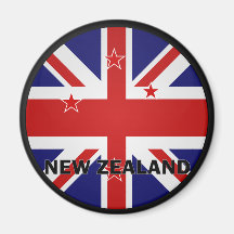 Drapeau de qualité de rondeau de la Nouvelle Zélan Magnets Pour Réfrigérateur