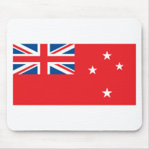 Drapeau de rouge de la Nouvelle Zélande Tapis De Souris