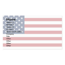 Drapeau des Etats-Unis Cartes De Visite Professionnelles