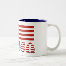 Drapeau des Etats-Unis Mug À Café