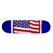 Drapeau des Etats-Unis - plate-forme de planche à 