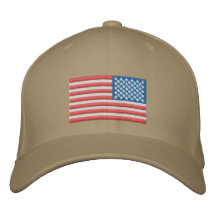 Drapeau des USA - renversé Casquette Brodée