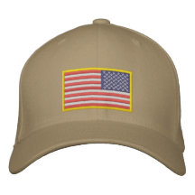Drapeau des USA renversé Casquettes Brodées