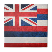 Drapeau d'état d'Hawaï Carreau En Céramique