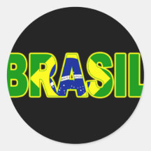 Drapeau du Brésil Autocollant