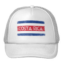 Drapeau du Costa Rica Casquette De Camionneur