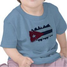 DRAPEAU DU CUBA T-SHIRTS