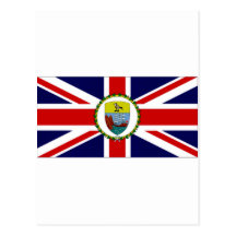 Drapeau du Gouverneur de dépendances de la Ste.Hél Cartes Postales