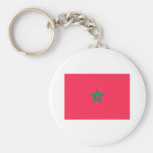 Drapeau du Maroc Porte-clé