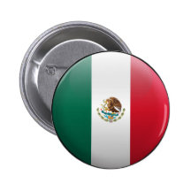Drapeau du Mexique Badge Avec Épingle