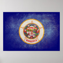 Drapeau du Minnesota Posters