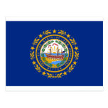 DRAPEAU DU NEW HAMPSHIRE CARTES POSTALES