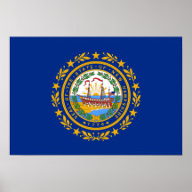 Drapeau du New Hampshire Poster
