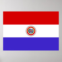Drapeau du Paraguay Affiches