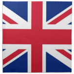 Drapeau du Royaume-Uni Serviette Imprimée