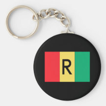 Drapeau du Rwanda Porte-clés