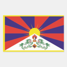 Drapeau du Thibet Adhésifs