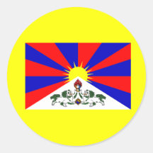 Drapeau du Thibet Autocollants