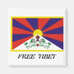 Drapeau du Thibet Magnets