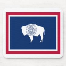 Drapeau du Wyoming Tapis De Souris