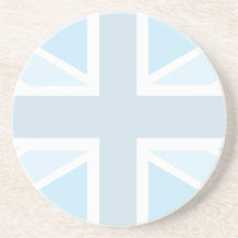 Drapeau d'Union Jack dans le caboteur bleu Dessous De Verres
