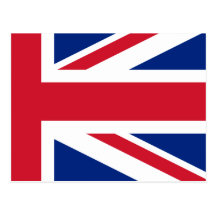 Drapeau d'Union Jack de coût bas de carte postale 