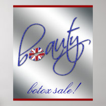 Drapeau d'Union Jack de salon de vente au détail d posters