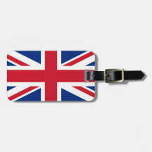 Drapeau d'Union Jack Étiquette De Bagage