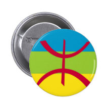 drapeau ethnique de berber pin's avec agrafe