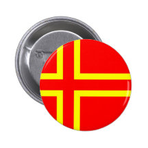 Drapeau ethnique de la Normandie Badges Avec Agrafe
